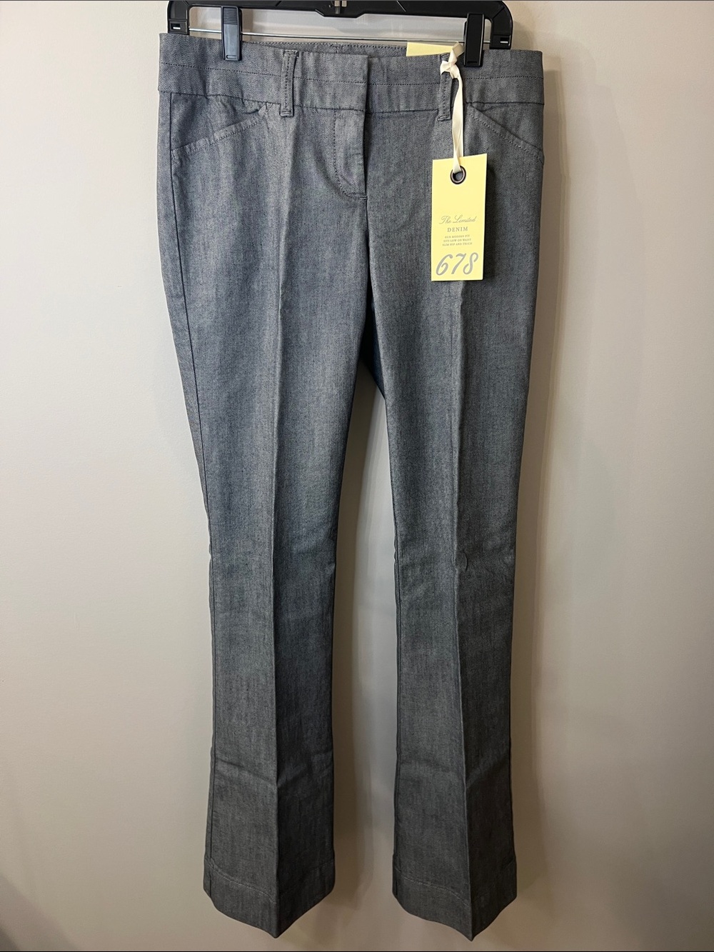 The Limited Gray Boot Cut Dress Pants - size 6L